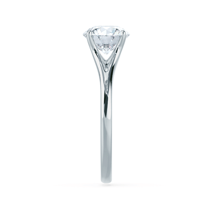 0.8 CT Round Solitaire Lab Grown Diamond Engagement Ring