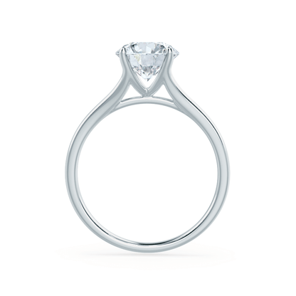 0.5 CT Round Solitaire Lab Grown Diamond Engagement Ring