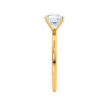 2 CT Cushion Solitaire Lab Grown Diamond Engagement Ring