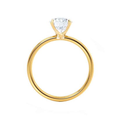 1.2 CT Round Solitaire Lab Grown Diamond Engagement Ring